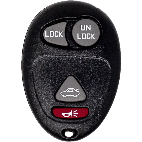 Car Keys Express Car Remote Replacement Case - GM 4 Button Shell Only; No Electronics