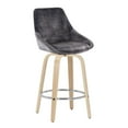 thumbnail image 2 of Lumisource Diana Fixed Height Set Of 2 Counter Stool B26-DIANAGRT-R2 NAVGY2, 2 of 7