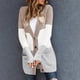 thumbnail image 3 of Cárdigan para mujer, cárdigan informal, abrigo de punto para mujer, suéter de punto, prendas exteriores de otoño invierno con bolsillos y mangas largas, 3 of 5