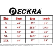 DECKRA Men's Fashion Varsity Jacket Casual Regular Fit Letterman Baseball Bomber Jackets Fleece