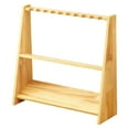thumbnail image 4 of S SERENABLE Support de Queue de Piscine Seulement Bois Présentoir Professionnel Double Niveaux, 4 of 9