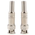 thumbnail image 1 of Conector de video BNC sin soldadura 75-5 con conector de cámara CCTV de cabezal Q9 (2 piezas), 1 of 5
