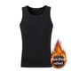 thumbnail image 3 of Minnieouse Ropa interior térmica para hombre, chaleco de terciopelo grueso para otoño e invierno, capa básica para el hogar y la oficina, Tops cálidos, conjuntos de ropa Chaleco gris oscuro Minnieouse  AP013593-08, 3 of 4