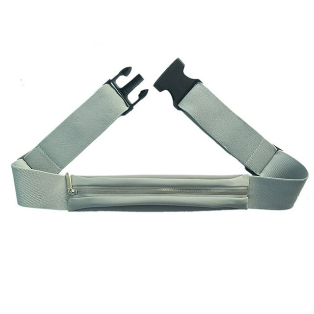 Hukapapa Bolsillos para correr y deportes al aire libre Bolsillos para el móvil Bolsillos para montar en el cuerpo Bolsillos deportivos reflectantesgris