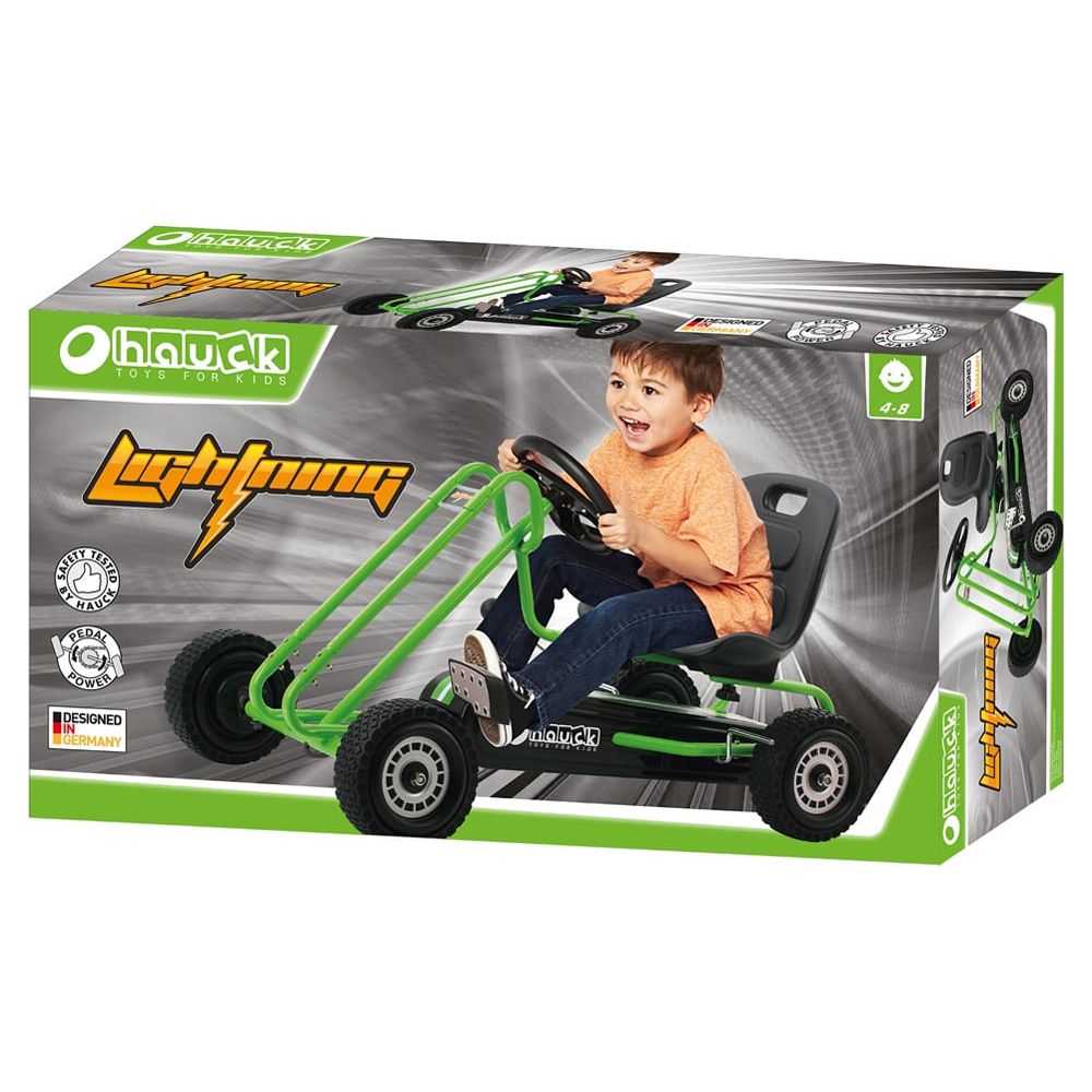 Hauck Lightning Ride-On Pedal Go-Kart Activity Green or Pink - image 9 of 9