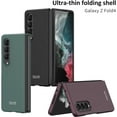 thumbnail image 2 of case for Samsung Galaxy Z Fold 4 Case Cover, Ultra-Thin Folding Shell Samsung Z Fold 4 Case Protective Cases, Phone Case for Samsung Galaxy Z Fold 4 5G, Red Wine Color, 2 of 8