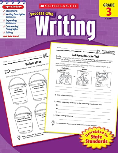 Pre-Owned Scholastic Success with Writing: Grade 3 Workbook (Paperback ...