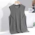thumbnail image 5 of Men's Ice Silk Sleeveless Tank Top - Mesh Athletic Vest - Quick-Drying - Loose Fit - Oversized Sizes - Summer Casual & Workout, 5 of 5