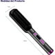 thumbnail image 3 of Cepillo Alisador Bluelander para Cabello, 4 Ajustes de Temperatura 160-220 °C, Cepillo Termico Con Clips y Liga, Gris/Rosa, 3 of 5