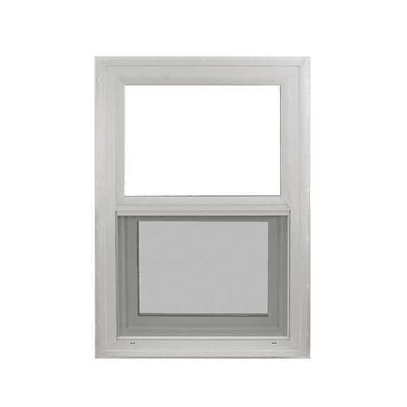 Double Pane Windows 18" x 27" White Vinyl Vertical Window, Argon Filled, Low-E Glass, Florida Approved