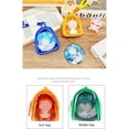 thumbnail image 6 of Doll display canvas bag with keychain, portable figure transparent storage bag suitable for storing lipstick, Badge Wallet, 6 of 9