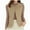 Khaki, variant on Lovskoo Women's Quilted Jacket Vest Light Down Jacket Large Size Slim Short Winter Waistcoat Lnternal Zip Hot Pink
