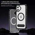 thumbnail image 3 of Allytechgroup iPhone 16 Plus Case Magnetic, [Military Grade Protection] Compatible with Magsafe Rugged Hybrid TPU PC Back Cover Bumper Phone Case Cover for Apple iPhone 16 Plus, Clear, 3 of 7