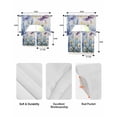 thumbnail image 6 of Dragonfly Spring Floral Kitchen Curtains Sets 24 Inch Length with Valance, Summer Botanical Flowers Swag Valances and Tiers Curtain Set Drapes Swag Curtains for Living Room, Bathroom, Bedroom, Cafe, 6 of 6