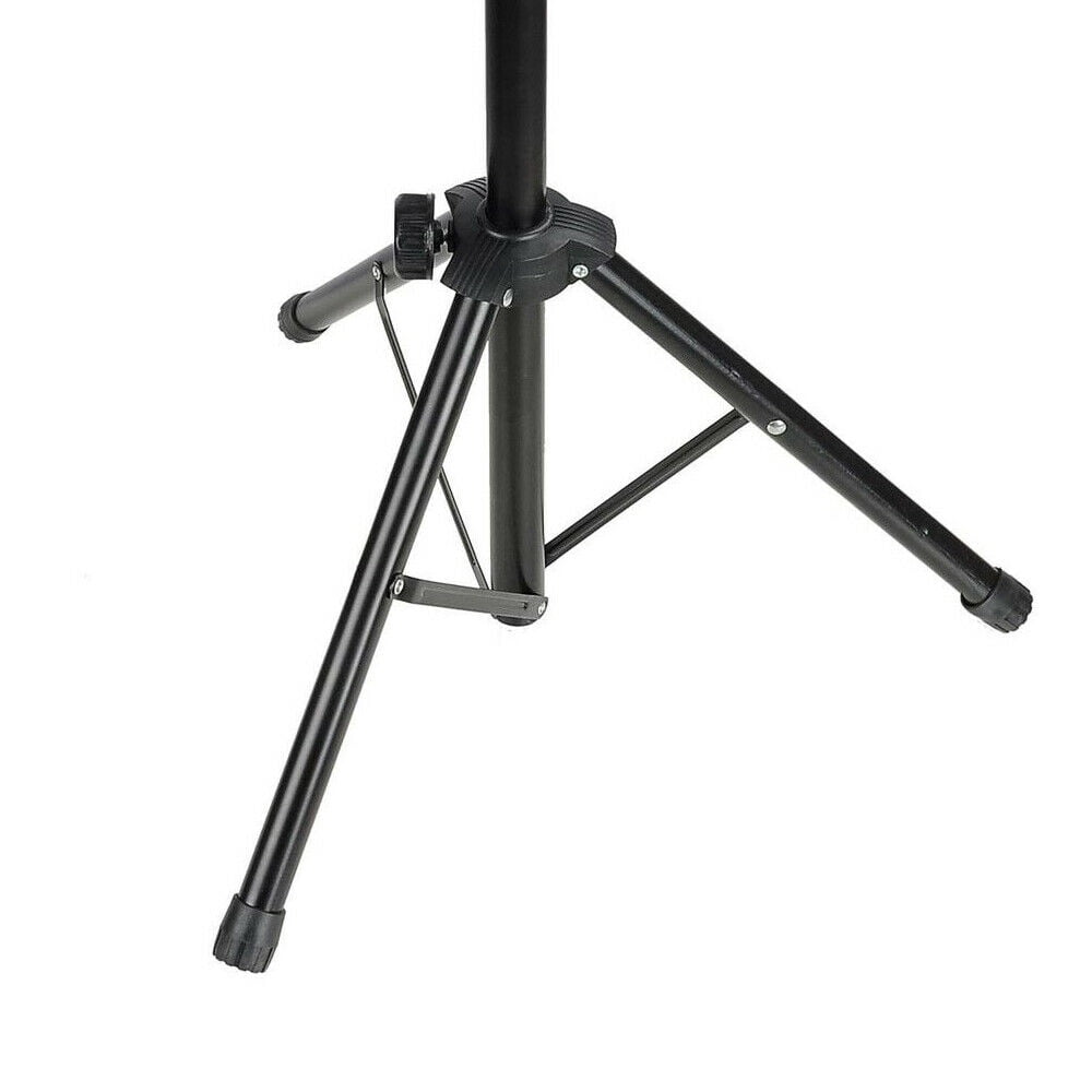Tattoo Tripod Stand Arm Leg Rest Chair Tool Foldable Height Adjustable with PVC Sponge Pad Black