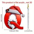 thumbnail image 2 of Christmas Tree Letter Ornaments Complete Alphabet Set For Festive DIY Holiday Craft Decorations, 2 of 2