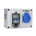 thumbnail image 1 of Outlet Box, IP54 Protection Power Socket With 230V 40A 1P+N RCD For Indoor Outdoor Places, 1 of 8