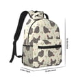 thumbnail image 2 of Rateoe Chickens And Flowers Pattern Durable Student Backpack Laptop Bag- Ergonomic Design, Waterproof Twill Fabric - Ideal for School, Travel, and Outdoor Activities-One Size, 2 of 6