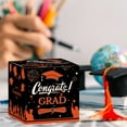 thumbnail image 5 of yulier Graduation Card Box, Graduation Decorations Graduation Box Congrats Grad Card Box Graduation Gift Graduation Party Favors Decor Party Supplies, Orange, 5 of 6