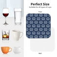 thumbnail image 7 of Bingfone Vintage Navy Nautical Leather Drinks Coasters with Set of 6,Suitable for Home Kitchen,Coffee Cup Coasters Home Gift, 7 of 7
