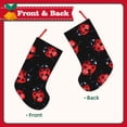 thumbnail image 2 of Picia Beautiful Red Ladybug for 18in Christmas Stockings, Xmas Stocking for Kids, Holiday and Family Stocking for Fireplace or Party Decoration, 2 of 7