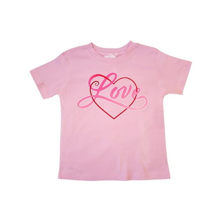

Inktastic Love in Red and Pink with Heart Gift Toddler Boy or Toddler Girl T-Shirt