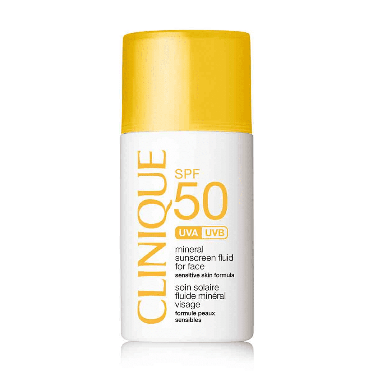 Broad Spectrum SPF 50 Mineral Sunscreen Fluid for Face by Clinique for Women - 1 oz Sunscreen