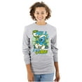 thumbnail image 3 of Smurfs Kanji Don't Kill My Vibe Unisex Plus Size Long Sleeve Tee Shirt Brisco Brands 3X, 3 of 5