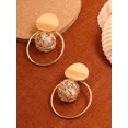 thumbnail image 2 of Boucle d'Oreille Design Plaquée Or, 2 of 4