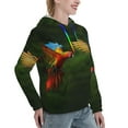 thumbnail image 6 of Sigee Hybrid Parrot in the Forest for Women's Pullover Hoodie Sweatshirts Adult Casual Long Sleeve Sweatshirts ,Sizes S-2XL-X-Large, 6 of 7