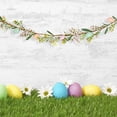 thumbnail image 4 of REK Easter Decor Easter Egg Garland With Spring Flowers Long Egg Floral Vine String Garland For Easter Wreath Making Spring Party Supply, 4 of 4