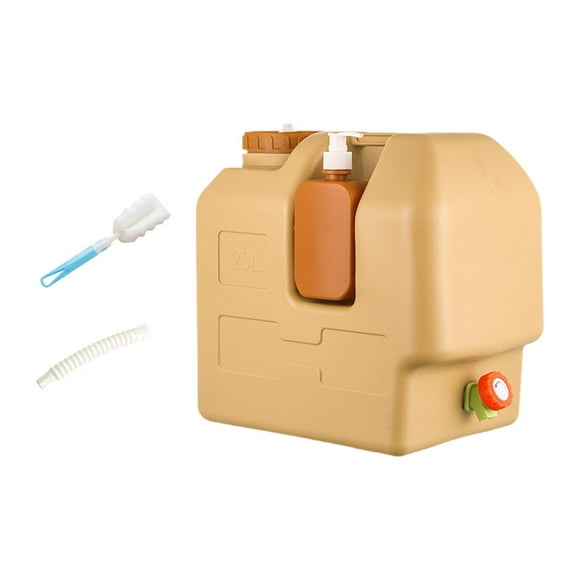 Recipiente de agua de campamento 20L con espiga para actividades al aire libre