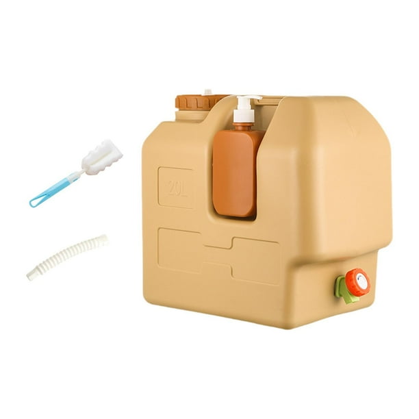 Jarra de almacenamiento de agua 20L con espiga para acampar y actividades al aire libre