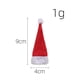 thumbnail image 3 of Mini Gorro De Papá Noel Sombreros de piruleta de Navidad Decoración clásica para utensilios de cocina Botella de vino de soda, 3 of 7