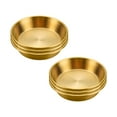 thumbnail image 4 of Plats à Sauce en Acier Inoxydable 6 Pcs Mini Soucoupes Individuelles Plats Ramequins Bols pour Trempette Pudding Coupelles à Condiments pour Maison Fête Restaurant, 4 of 8