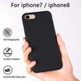 thumbnail image 5 of Liquid Silicone Gel Rubber Case Soft Microfiber Cloth Lining Cushion Compatible with IPhone 8/ IPhone 7, 5 of 5