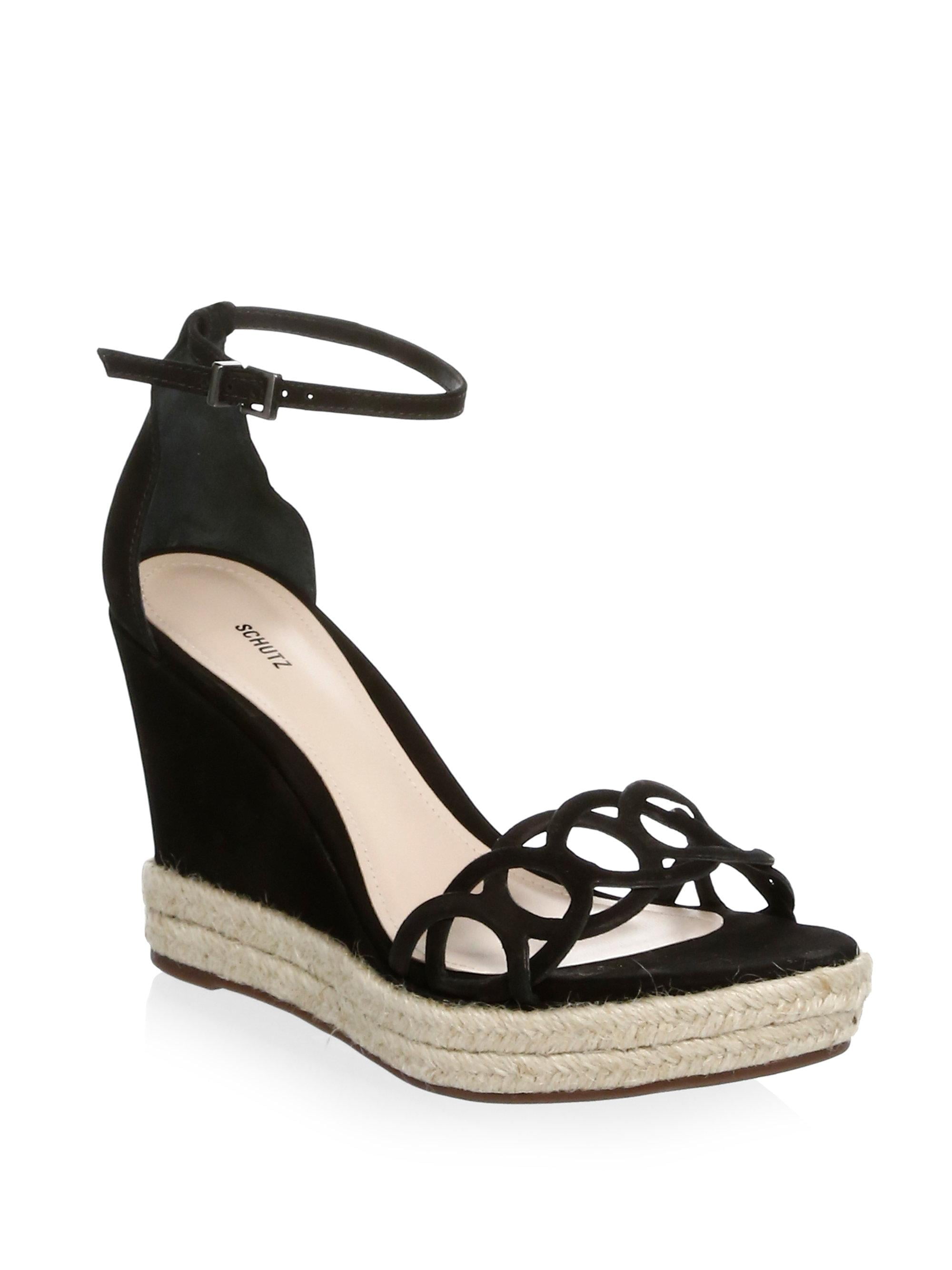 schutz espadrille wedge