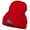 Red, variant on Witch Hat and Frog Embroidered Long Beanie - Yellow OSFM