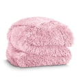 thumbnail image 5 of Bare Home Shaggy Blanket - 50" x 60" - Ultra Soft Fleece - Throw, Light Pink, 5 of 5