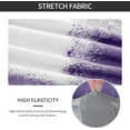 thumbnail image 4 of Chair Covers for Dining Room Set of 4, Spandex Stretch Dining Room Chair Cover, Removable Washable Kitchen Parsons Chair Covers Seat Slipcovers, Purple, 4 of 6
