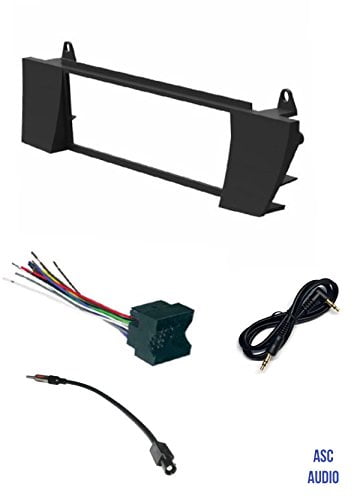 ASC Car Stereo Install Dash Kit, Wire Harness, and Antenna Adapter