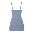 thumbnail image 6 of Afdoent One Piece Swimsuit Women Solid Color Ribbed Swimdress Swimsuit Swim Dresses Skirt Bathing Suit 2026 Beach Vacation Clothes, 6 of 6