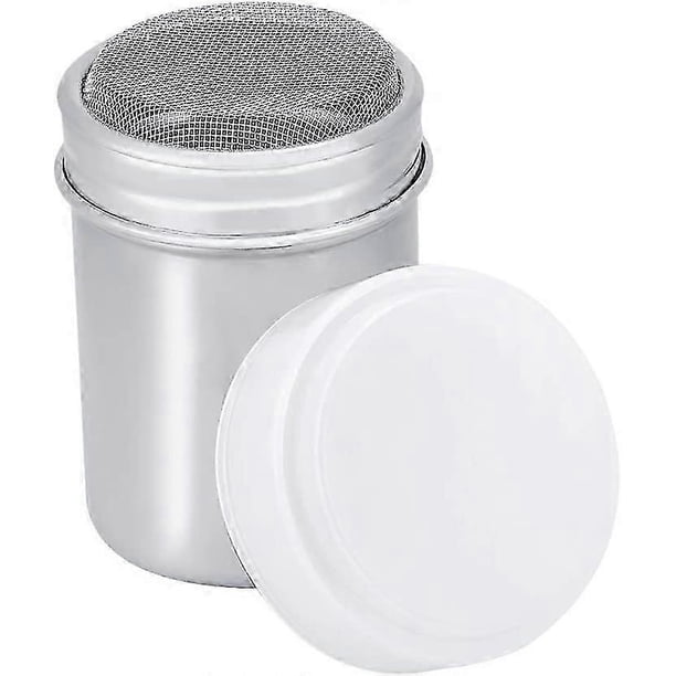 Powder Shaker Stainless Steel Anti-Rust Coffee Cocoa Cinnamon Chocolate Sifter Shakers Pepper