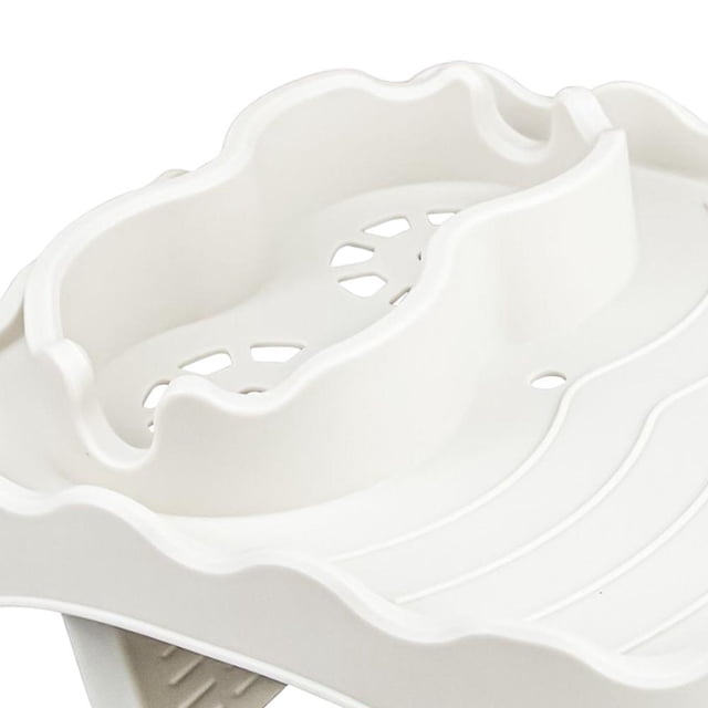 Portavasos inflable para piscina con orificio de drenaje ajustable (beige)