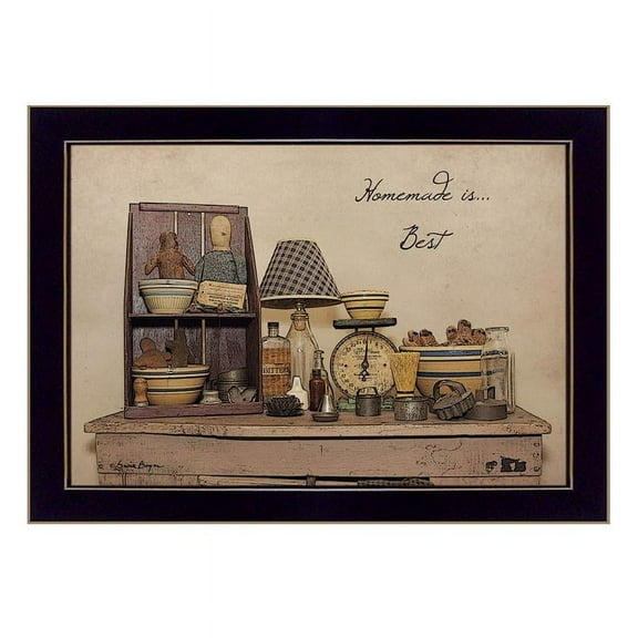 TrendyDecor4U Homemade Is Best By Susie Boyer Framed Print BOY142B-712