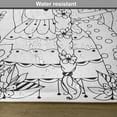 thumbnail image 6 of Ambesonne Hipster Place Mats Set of 4, Ponytailed Girlfriend, Standard Size, Black White, 6 of 6