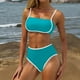 thumbnail image 4 of Trajes de Baño para las Mujeres con Impresión de Leopardo Cintura Alta, Bikini Sexy Dividido con Almohadillas Extraíbles, 4 of 9