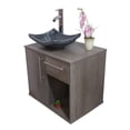 thumbnail image 1 of Gabinete para Baño DECOMOBIL con Puerta y Cajón con Lavabo y Monomando Lombardia/Gris GABINETE 08, 1 of 4