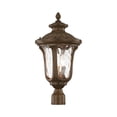 thumbnail image 6 of Livex Lighting Oxford 3 Light Outdoor Post Lantern, 6 of 7