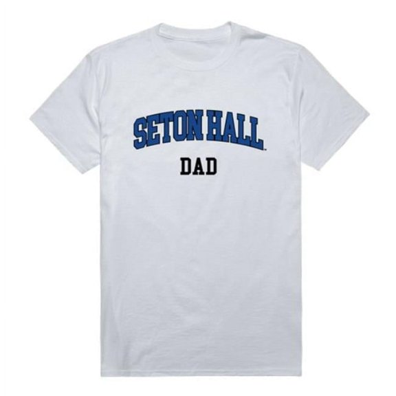 W Republic 548-147-WHT-01 Seton Hall University College Dad T-Shirt, White - Small